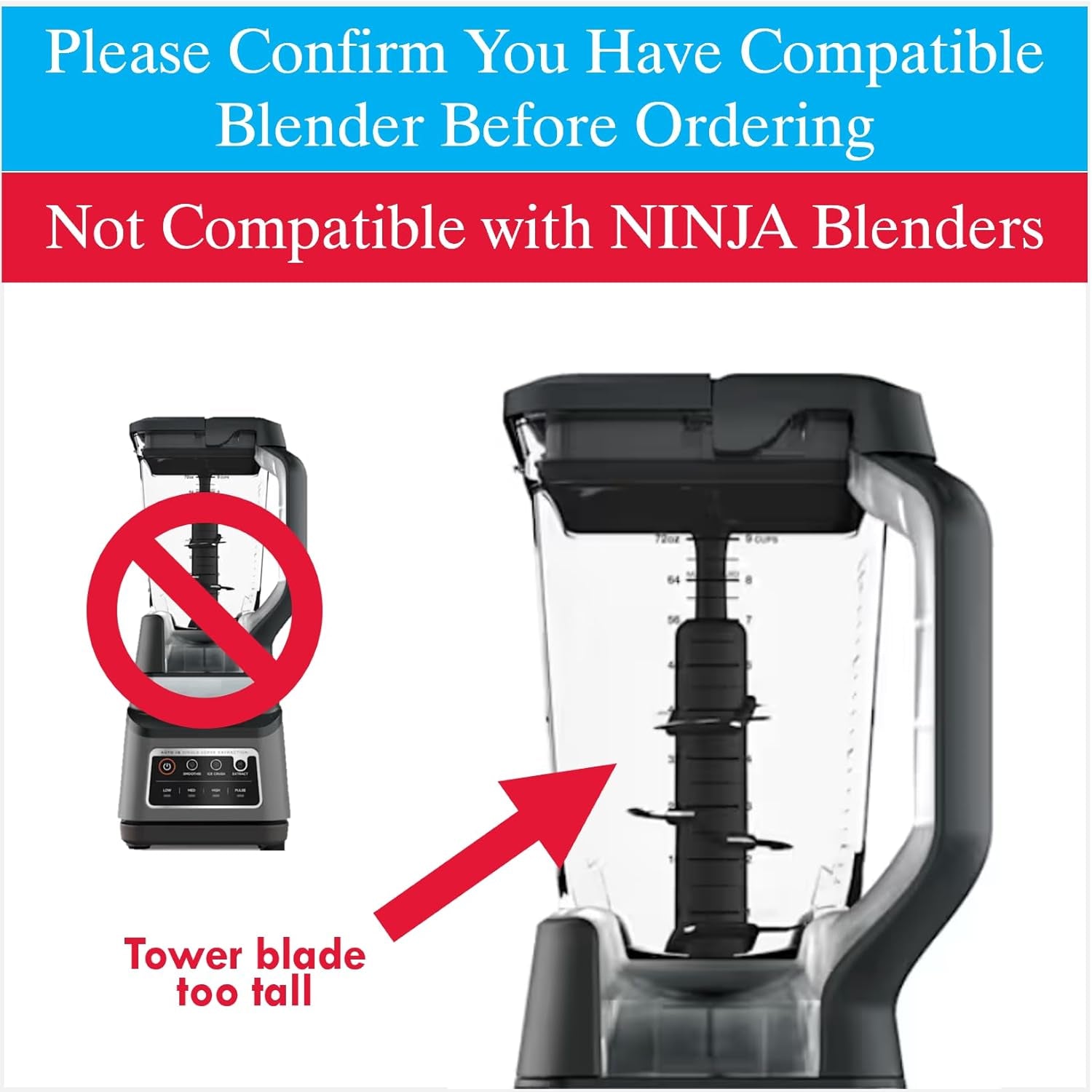 Blender Attachment | Compatible with Vitamix 5200, E310, 2.0, 510, X2, X3, X4, X5 | Produce Washer, Drink Chiller, 10 Min Cold Brew Maker, Rapid Meat Thawing, Baby Bottle Warmer & More