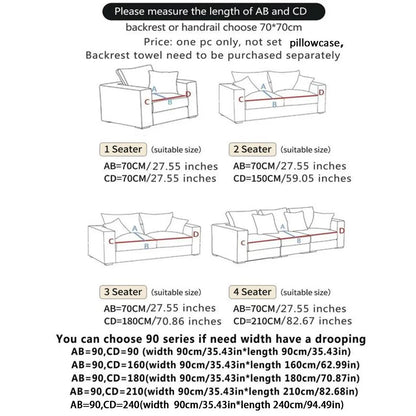 Solid Color Non-Slip Waffle Chenille Sofa Cover, 1 Count, Household Textile for Living Room, Bedroom, and Office - Ideal Valentine's Day Gift