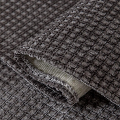 Solid Color Non-Slip Waffle Chenille Sofa Cover, 1 Count, Household Textile for Living Room, Bedroom, and Office - Ideal Valentine's Day Gift