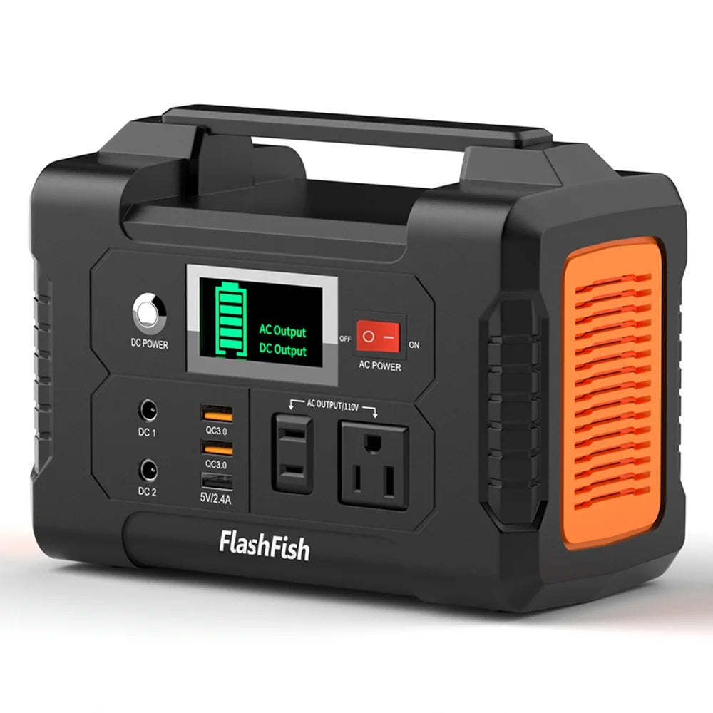 200W Portable Power Station, 40800Mah Solar Generator, Portable Generator for Camping Travel Emergency